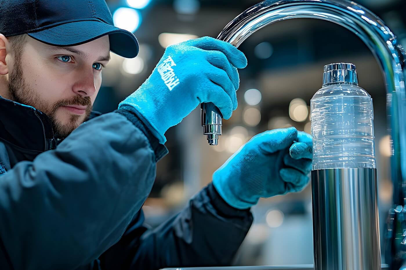Buerowasserspender in Ansbach Service Lampe
